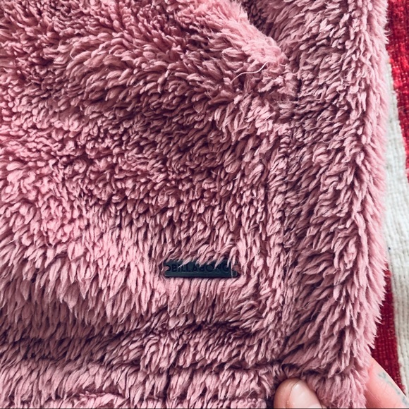 Billabong Pink Teddy Jacket - Picture 3 of 5